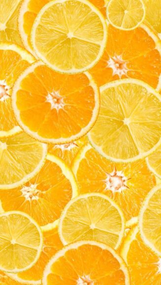 hình nền màu vàng đẹp về chanh