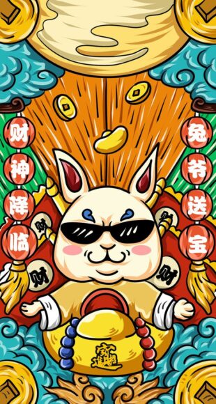 ảnh nền thần tài ngầu lòi