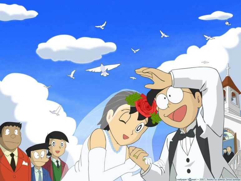ảnh nobita cưới xuka