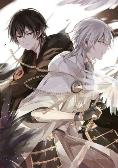 Hình ảnh anime đôi đối thủ mạnh mẽ cool ngầu