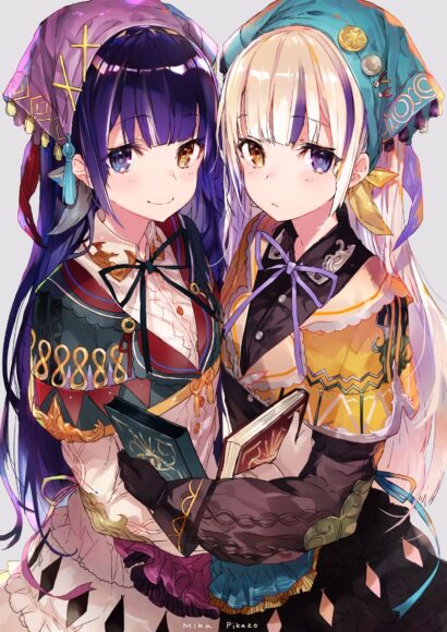 Hình ảnh anime đôi girl xinh nhất