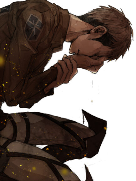 hình ảnh Attack On Titan khoảnh khắc cảm động khi Jean rơi nước mắt