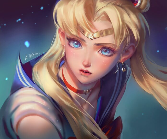 hình ảnh của thủy thủ mặt trăng khi giận dữ