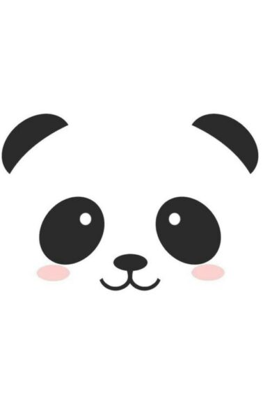 hình ảnh gấu trúc đơn giản đáng yêu