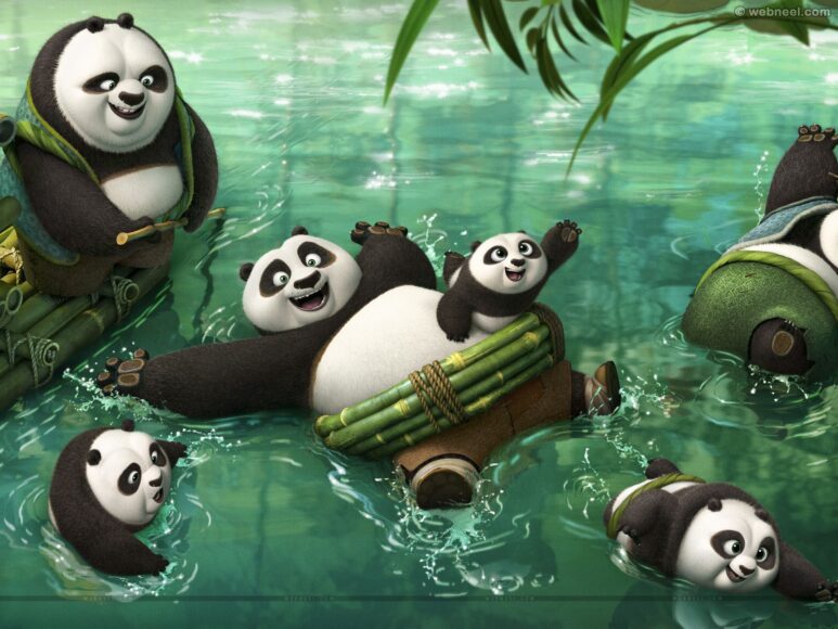 hình ảnh gấu trúc kungfu panda