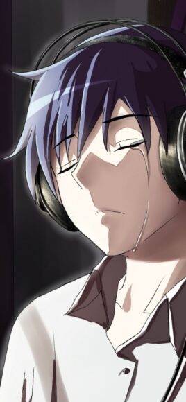 Hình ảnh hoạt hình buồn boy buồn day dứt