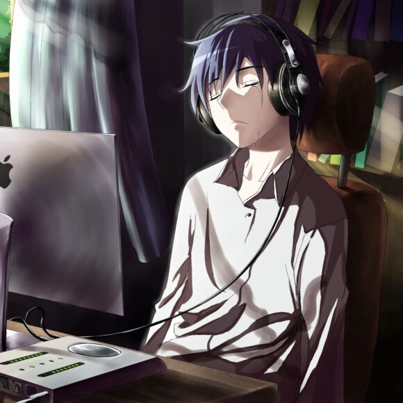 Hình ảnh hoạt hình đẹp boy khóc buồn