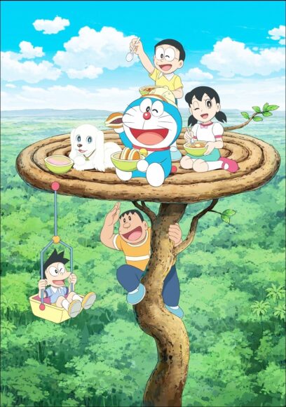 Hình ảnh hoạt hình đẹp doraemon và bạn tốt