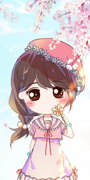 Hình ảnh hoạt hình đẹp girl chibi xinh nhất