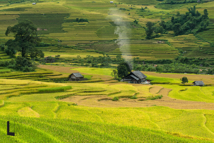 Hình ảnh khói lam chiều