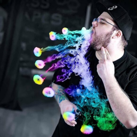 Hình ảnh khói vape nghệ thuật