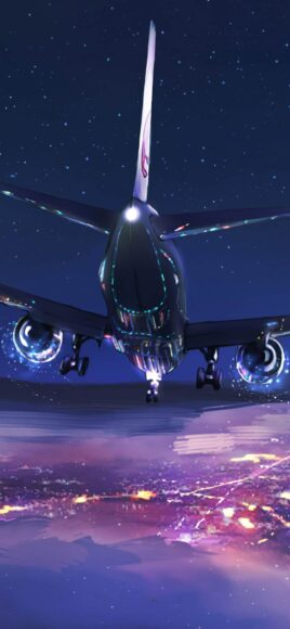 Hình ảnh máy bay boeing 737 đang hạ cánh