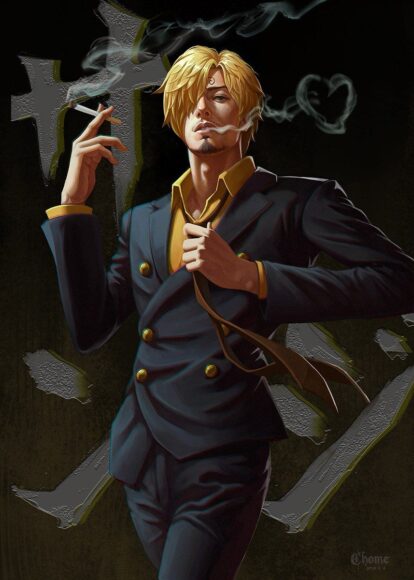 Hình ảnh one piece Sanji chất ngầu