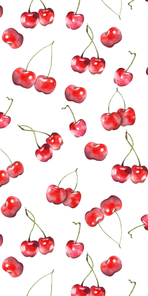Hình ảnh quả cherry làm nền điện thoại