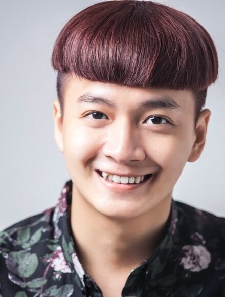 hình ảnh tóc đầu nấm của Ngô Kiến Huy