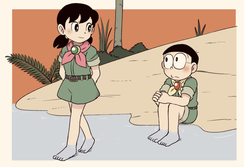Hình ảnh xuka đáng yêu và nobita