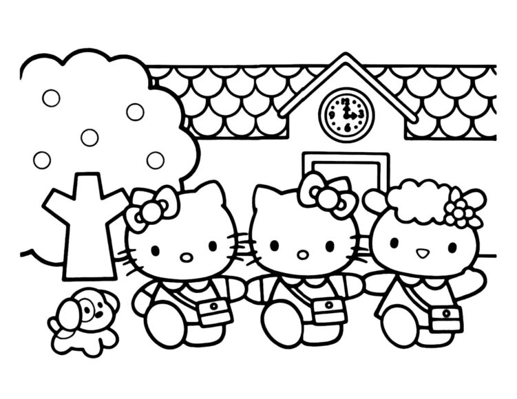 Ảnh tập tô dành cho bé gái 7 tuổi tô màu