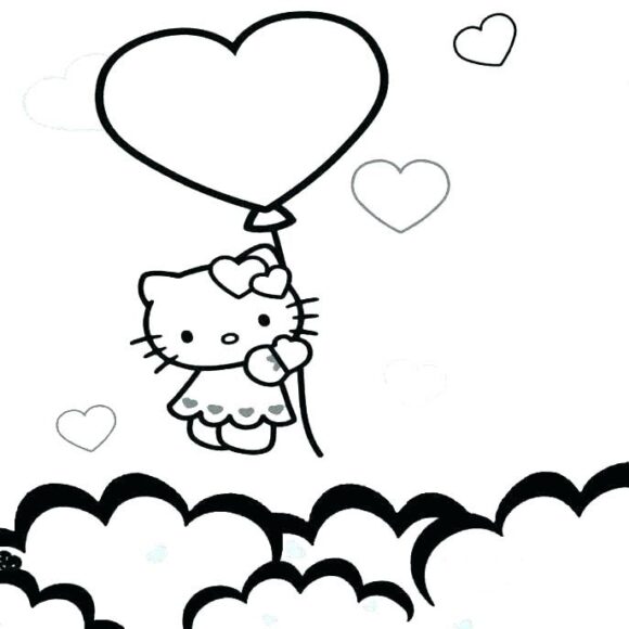 Ảnh tập tô Hello Kitty