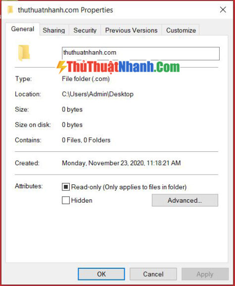 Đặt pass cho Folder đơn giản 12