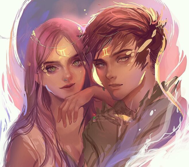 hình ảnh cung sing tử sinh đôi nam nữ đẹp