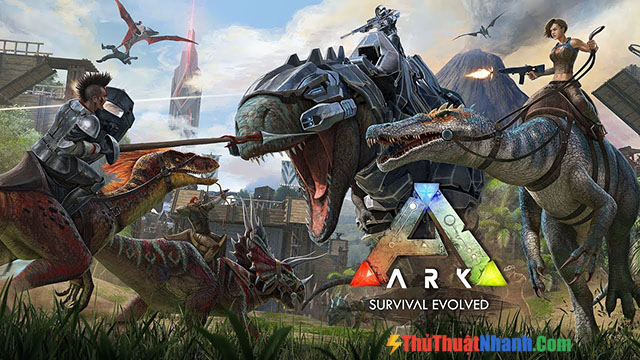 Top game sinh tồn PC - Ark Survival Evolved