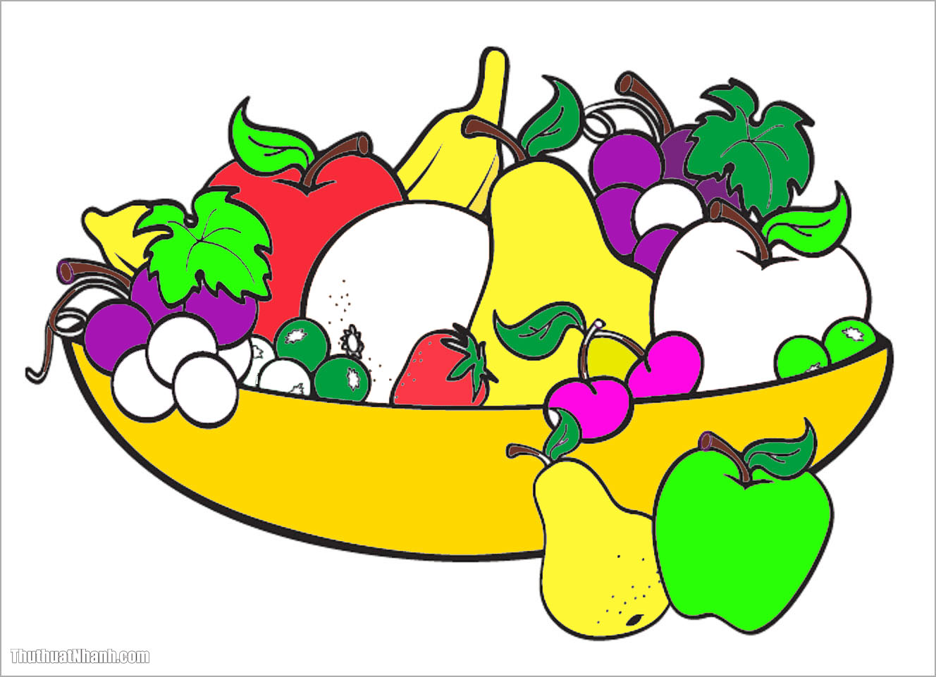 Xem hơn 100 ảnh về hình vẽ các loại trái cây  daotaonec