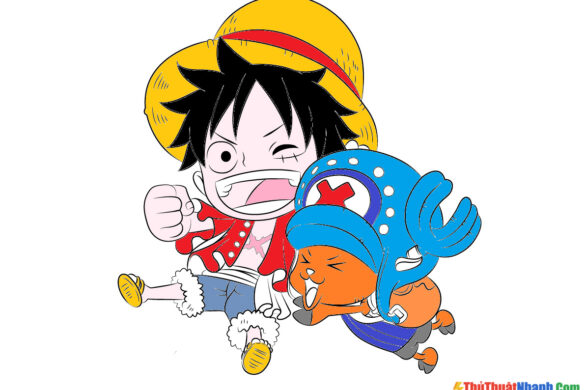 tranh tô màu One Piece cho bé