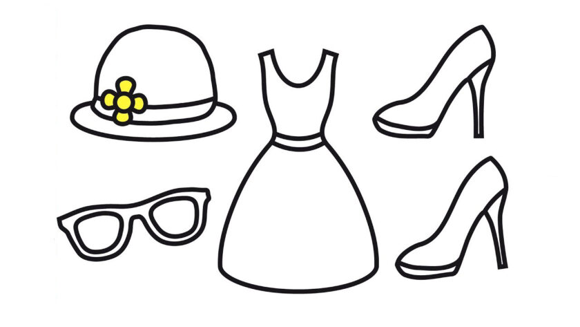 Tranh tô màu thời trang dành cho bé gái 7 tuổi tập tô