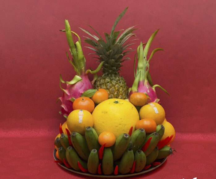 ảnh mâm ngũ quả độc đáo
