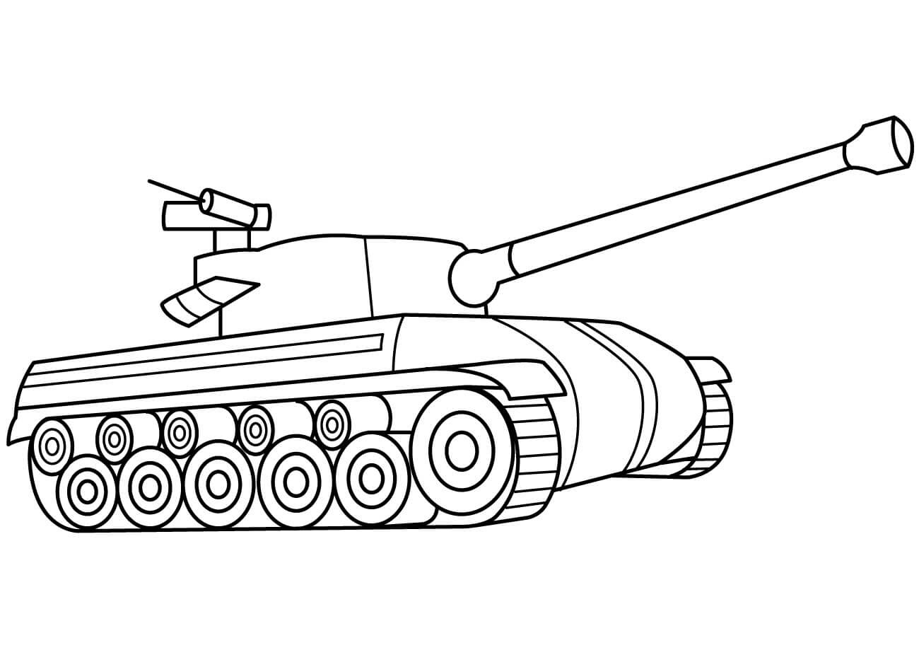 vẽ xe tăng