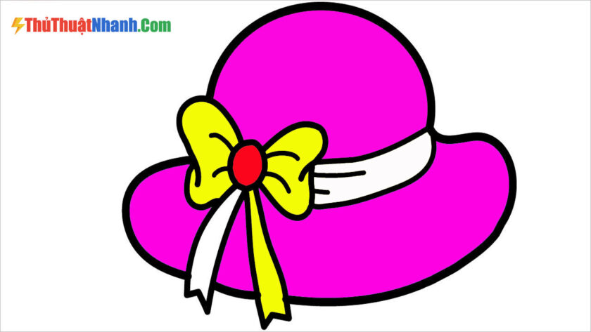 Tranh tô màu cái mũ