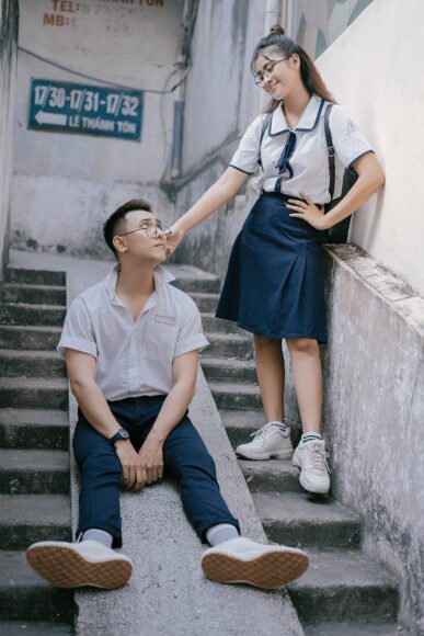 ảnh kỷ yếu couple học sinh