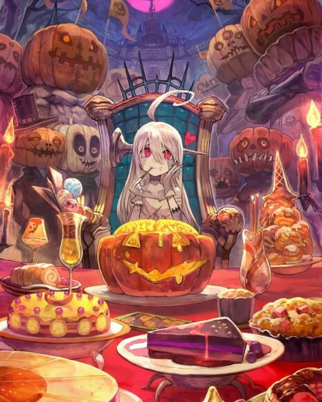 hình ảnh anime halloween đẹp lộng lẫy