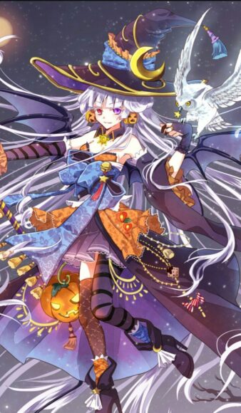 hình ảnh anime halloween girl đẹp