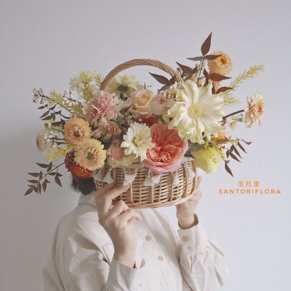 hình ảnh lẵng hoa đẹp