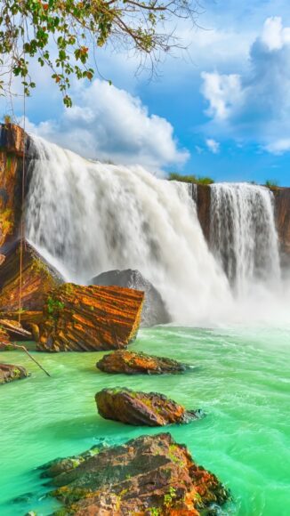 ảnh đẹp thiên nhiên việt nam thác nước hùng vĩ