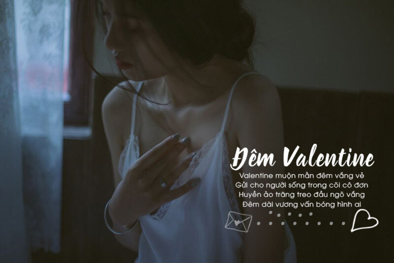 hình ảnh valentine buồn một mình của con gái