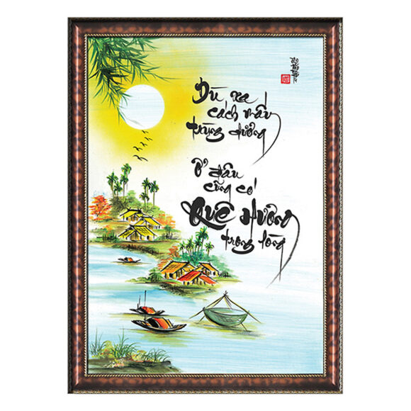 Tranh thư pháp đẹp ý nghĩa