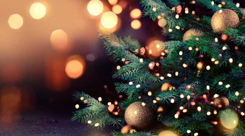 Hình ảnh Bokeh giáng sinh