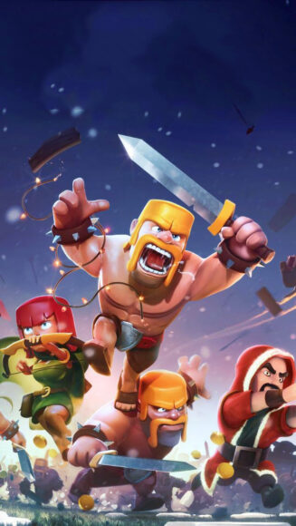 Hình ảnh Clash of Clans giáng sinh