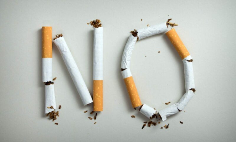 Hình ảnh cấm hút thuốc trong khu vực