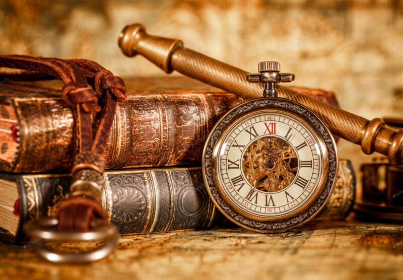 Hình ảnh đồng hồ đẹp màu đồng