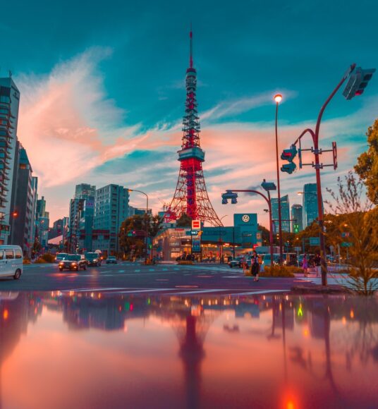 Hình ảnh tháp Tokyo anime