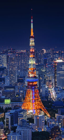 Hình ảnh tháp Tokyo ban đêm đẹp