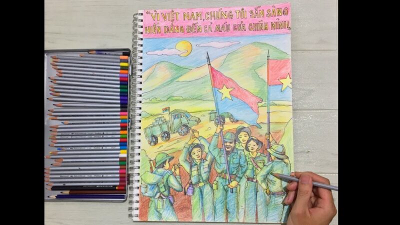 Vẽ tranh tình hữu nghị Việt Nam và Cuba tỉ mỉ nhất