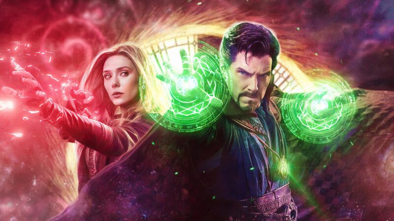 hình ảnh Doctor Strange và scarlett witch