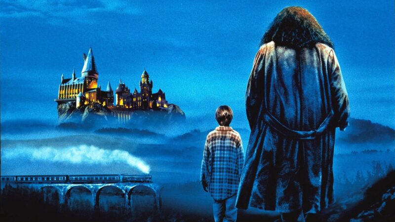 hình ảnh Harry potter đi học ở hogwarts