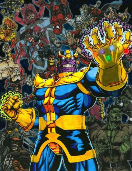 hình ảnh Thanos 3d