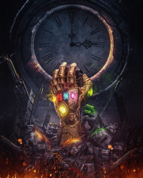 hình ảnh Thanos và 5 viên đá vô cực
