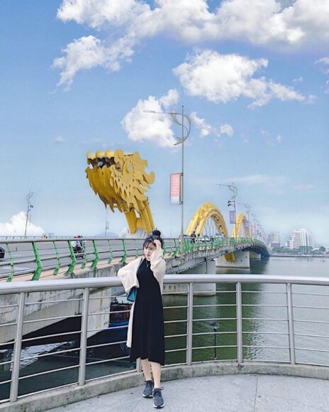 hình ảnh cầu Rồng Đà Nẵng check in